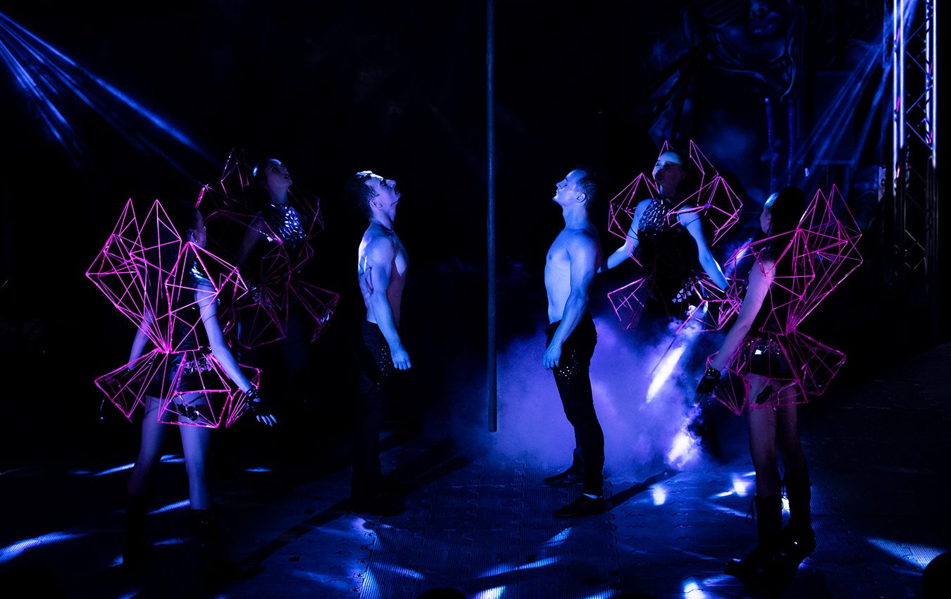 circus performance iconic moment stage energy iconic light